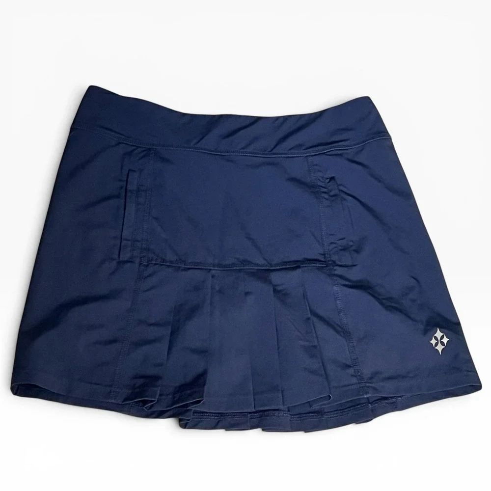 Jofit Navy Pleated Golf Skort S Athletic Tennis Pickleball Built‑In Shorts